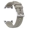 MYBANDZ Kívül puha bőr belül szilikon óraszíj/szürke/Samsung Galaxy Watch 8