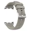 MYBANDZ Kívül puha bőr belül szilikon óraszíj/szürke/Samsung Galaxy Watch 8-9