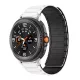 MYBANDZ Mágneses szilikon óraszíj-fehér-fekete/Samsung Galaxy Watch 8