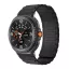 MYBANDZ Mágneses szilikon óraszíj-fekete/Samsung Galaxy Watch 8-9