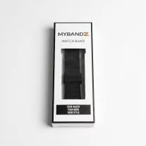   MYBANDZ Mágneses szilikon óraszíj-fekete/Samsung Galaxy Watch 8-9