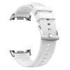 MYBANDZ Kívül puha bőr belül szilikon óraszíj/fehér/Samsung Galaxy Watch 8