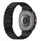Mybandz Klasszikus fém óraszíj-fekete/Samsung Galaxy Watch 8-9