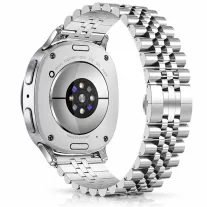   Mybandz Jubilee fém óraszíj /ezüst/ Samsung Galaxy Watch 8-9