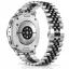 Mybandz Jubilee fém óraszíj /ezüst-fekete/ Samsung Galaxy Watch 8-9