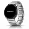Mybandz Nagy láncszemes fém óraszíj /ezüst/ Samsung Galaxy Watch 8-9