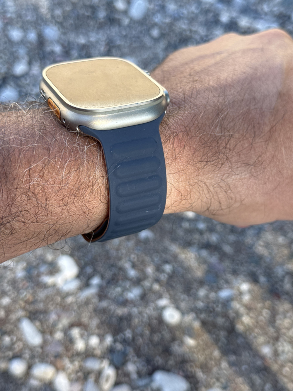Apple Watch két részes mágneses szilikon pánt /fehér/ 44/45/46/49 mm