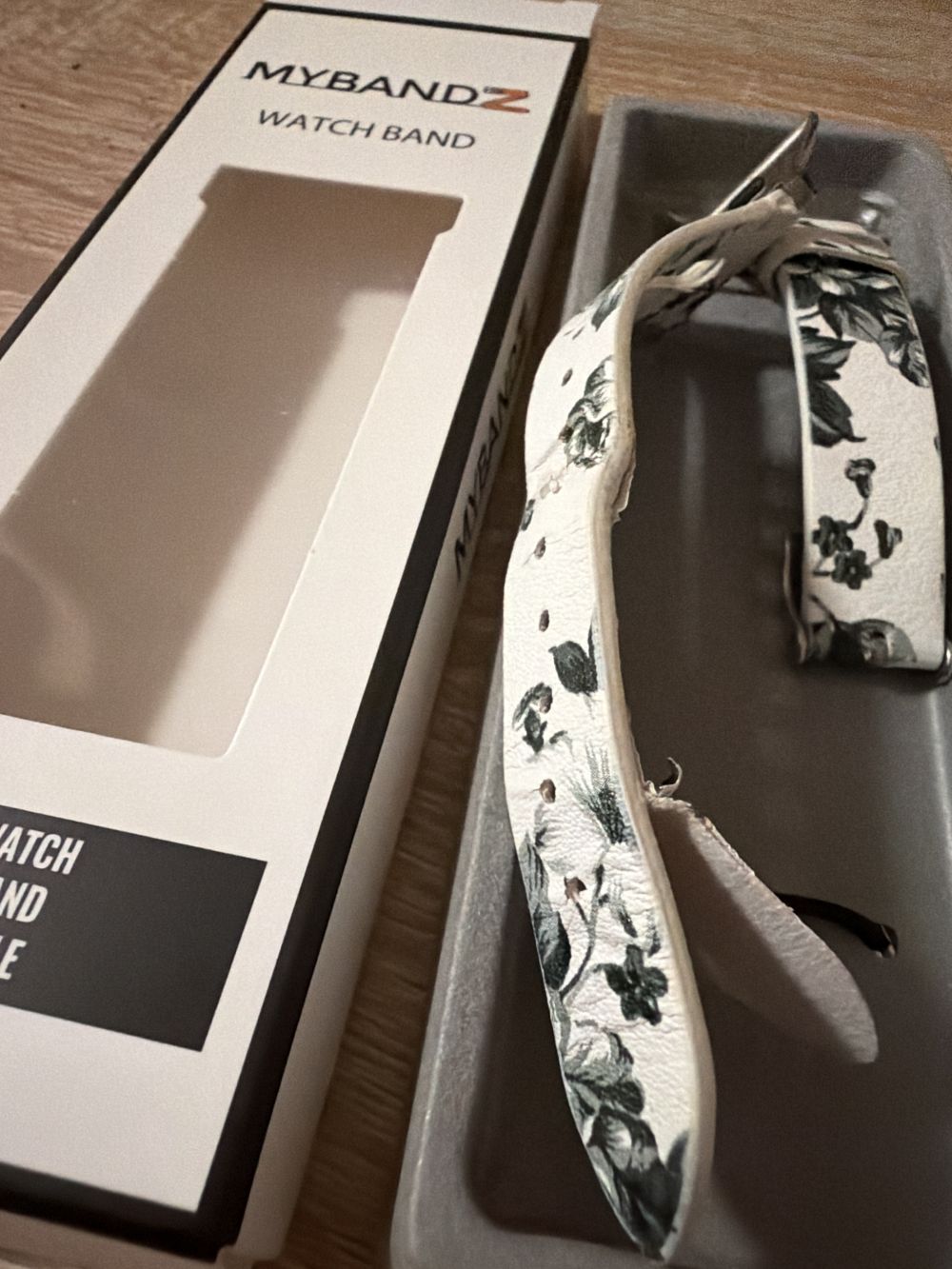 Apple Watch lélegző bőróraszíj /fehér/ - 42/44/45/49mm