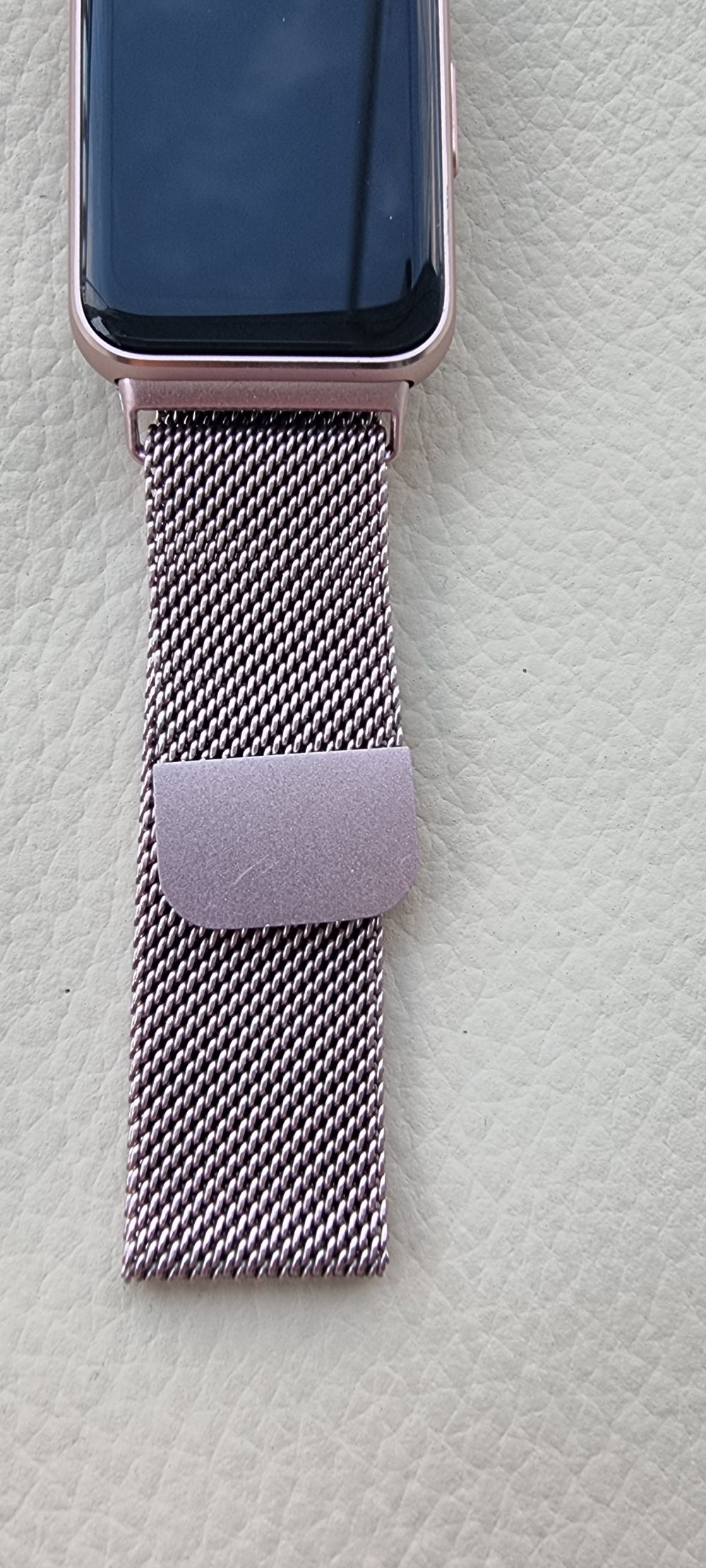 MYBANDZ Milánói mágneses fém óraszíj / pinkarany / Samsung Galaxy Fit 3